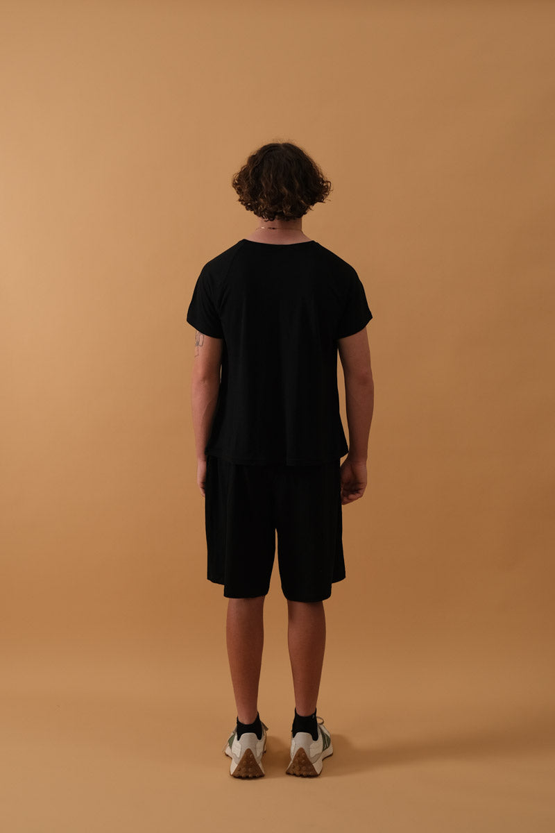 Fitted Tee, Black