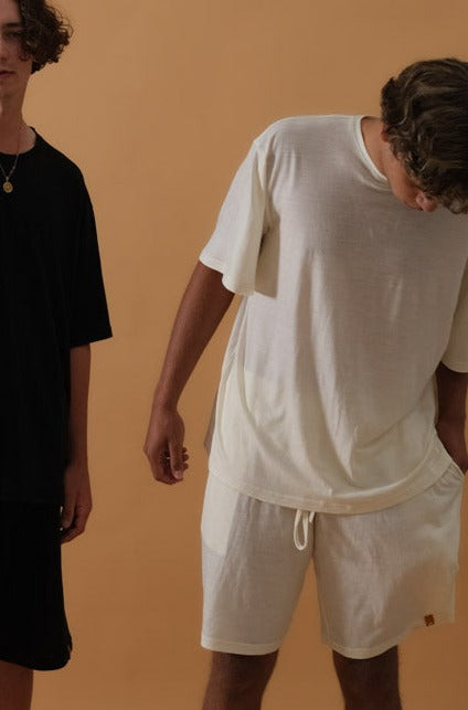 Boxy Tee, Natural