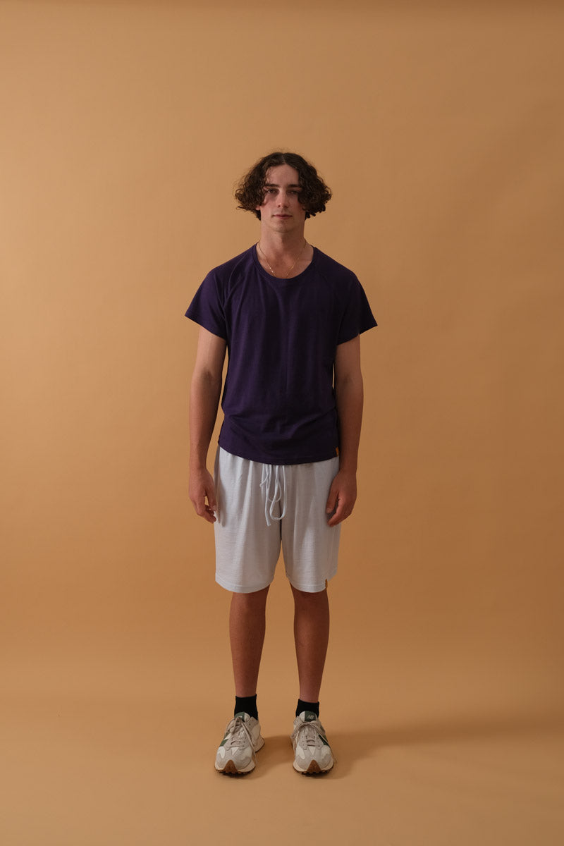 Fitted Tee, Berry