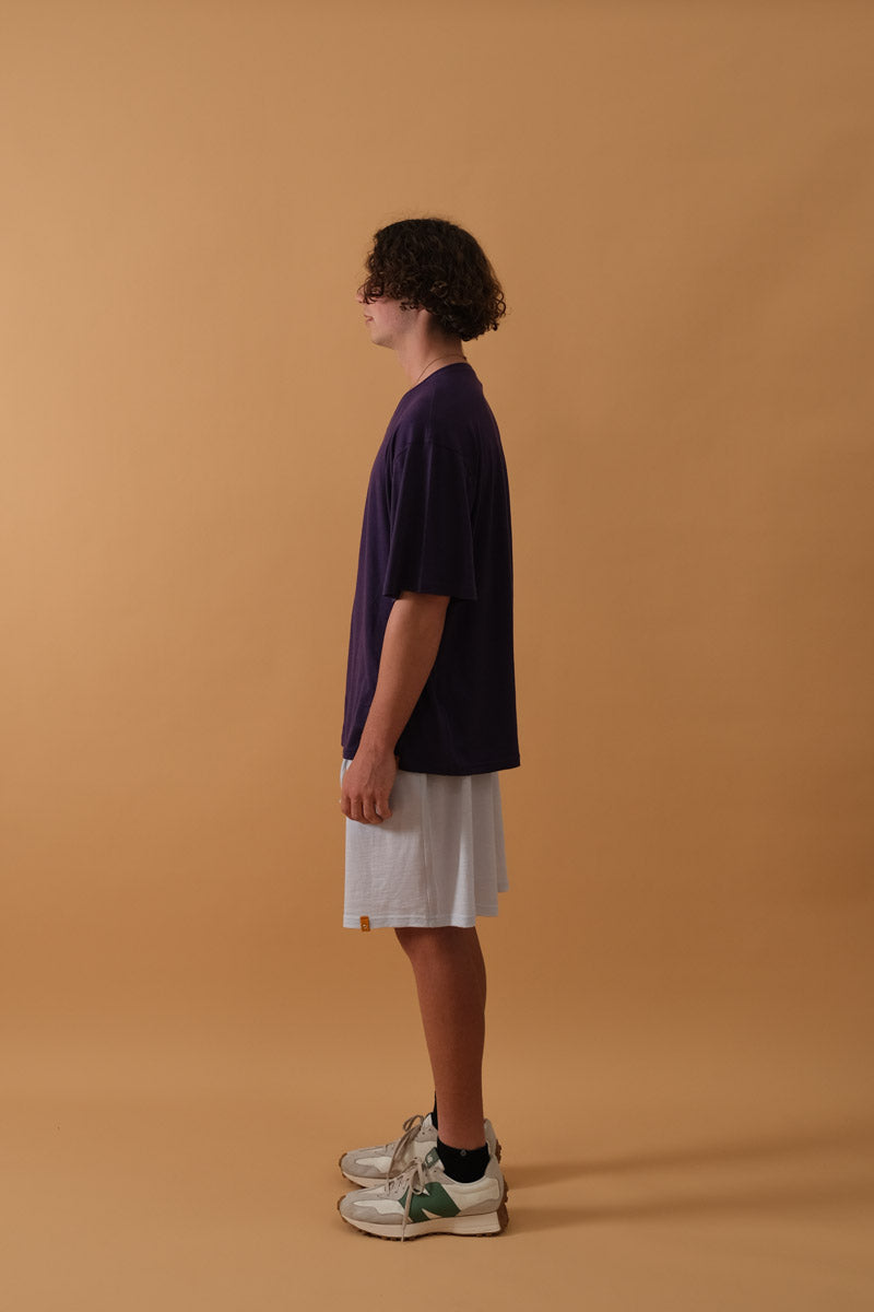 Boxy Tee, Berry