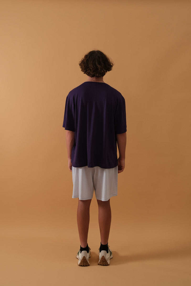 Boxy Tee, Berry