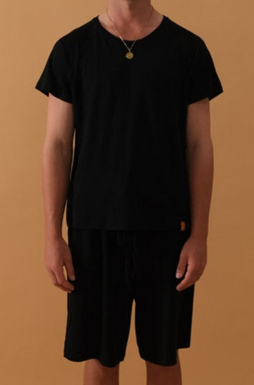 Fitted Tee, Black