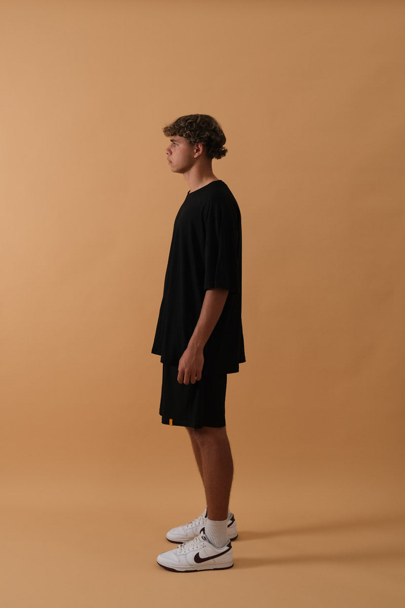 Boxy Tee, Black