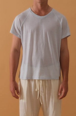 Fitted Tee, Sky Blue