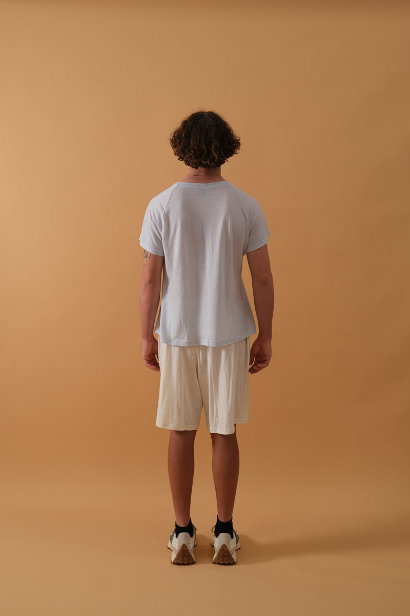 Fitted Tee, Sky Blue