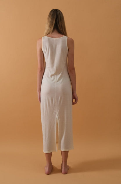 Womens Maxi Dress, Natural