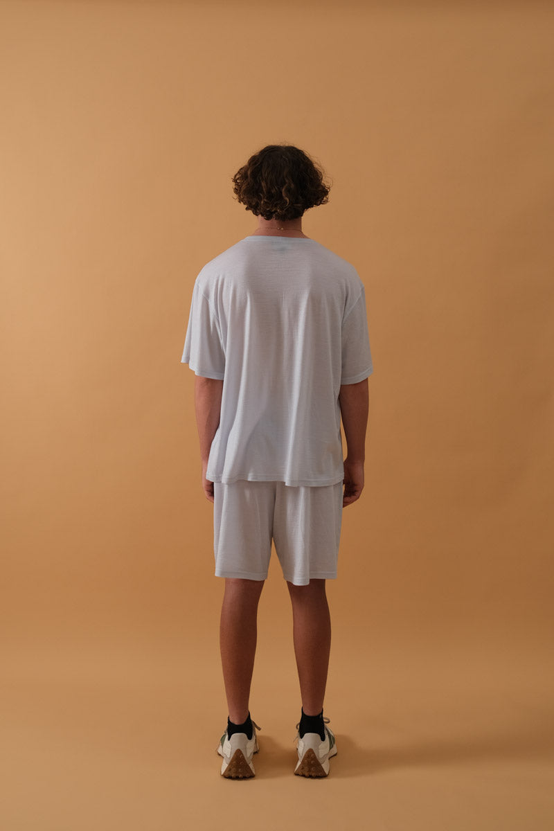 Boxy Tee, Sky Blue