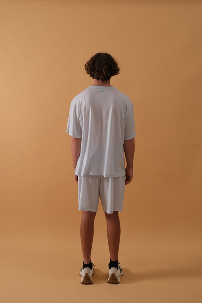 Boxy Tee, Sky Blue