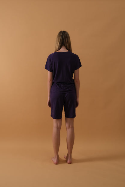 Fitted Tee, Berry