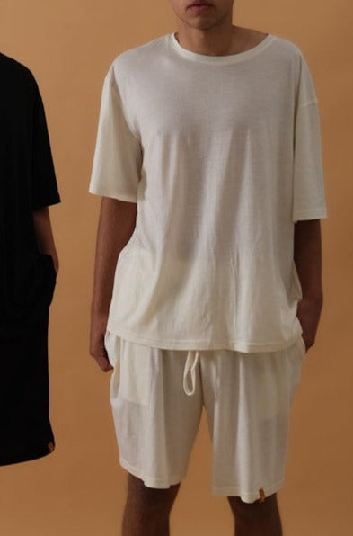 Boxy Tee, Natural