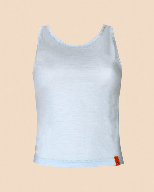 Womens Singlet, Sky Blue